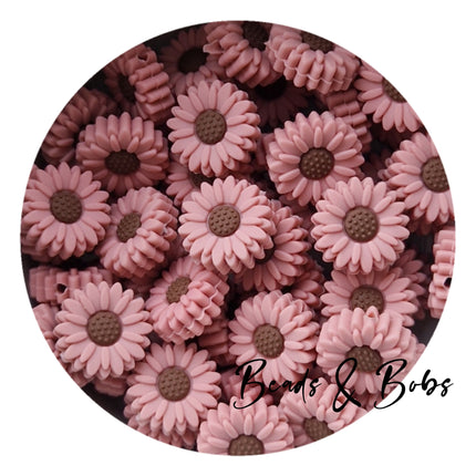 Silicone Little Daisy Beads - 10 Colours