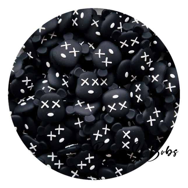 Silicone X Eye Bear Beads