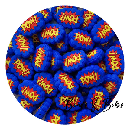 Silicone Pop Art Beads - 2 Colours