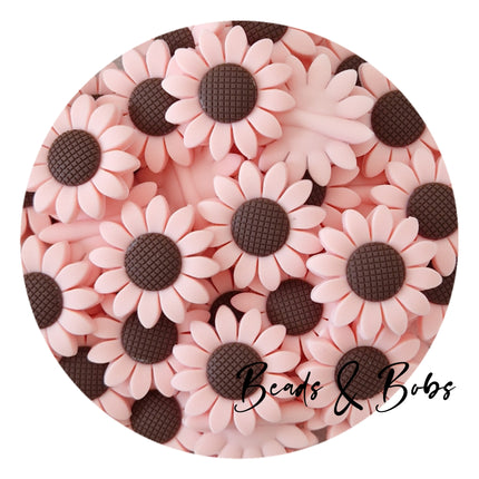 Silicone Daisy Beads - 7 Colours