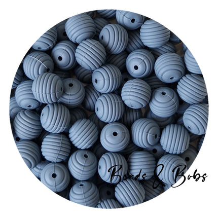 15mm SPIRAL Silicone Beads - 23 Colours