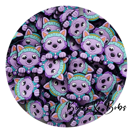 Silicone/PVC Hero Puppy Beads - 7 Styles