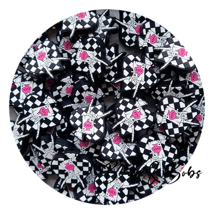 Silicone Ace of Spades beads