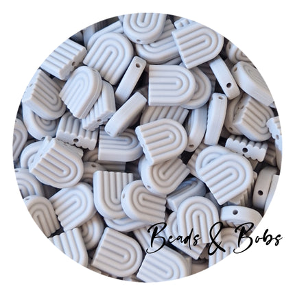 Silicone Arch Rainbow Beads - 13 Colours