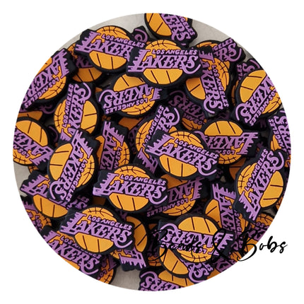 Silicone Basketball Team Beads