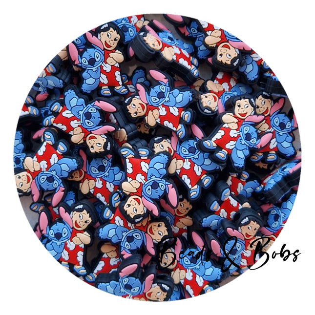 Silicone/PVC Blue Guy Beads - 18 Styles
