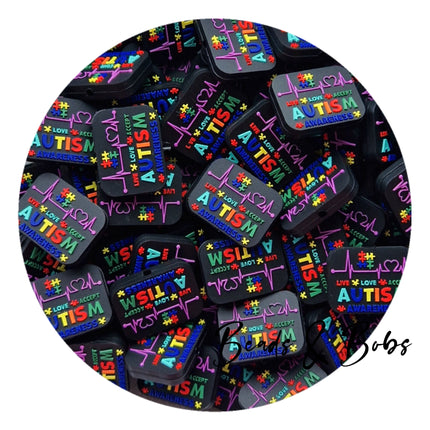 Silicone Autism Awareness Beads