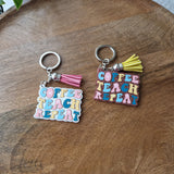 Acrylic Message Keychains - 2 Colours