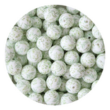 15mm Round Printed Beads - 30 Colours