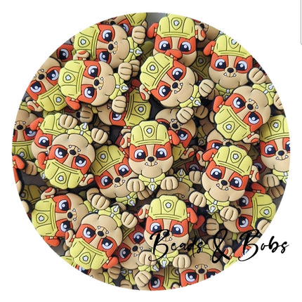 Silicone/PVC Hero Puppy Beads - 7 Styles