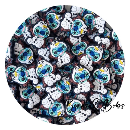 Silicone/PVC Blue Guy Beads - 18 Styles