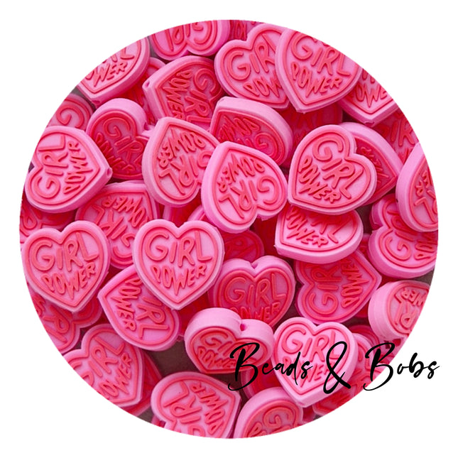 Silicone Girl Power Beads