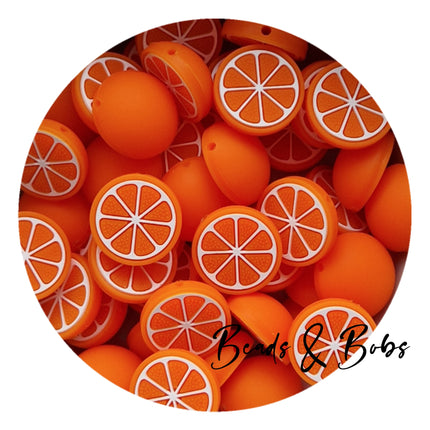 Silicone Citrus Beads - 3 Colours