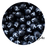 15mm Silicone Stamp Beads - 7 Colours