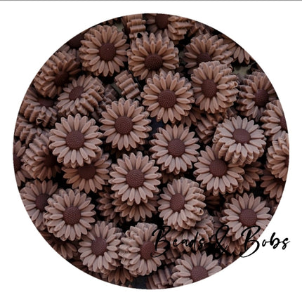 Silicone  Daisy Beads - 4 Colours