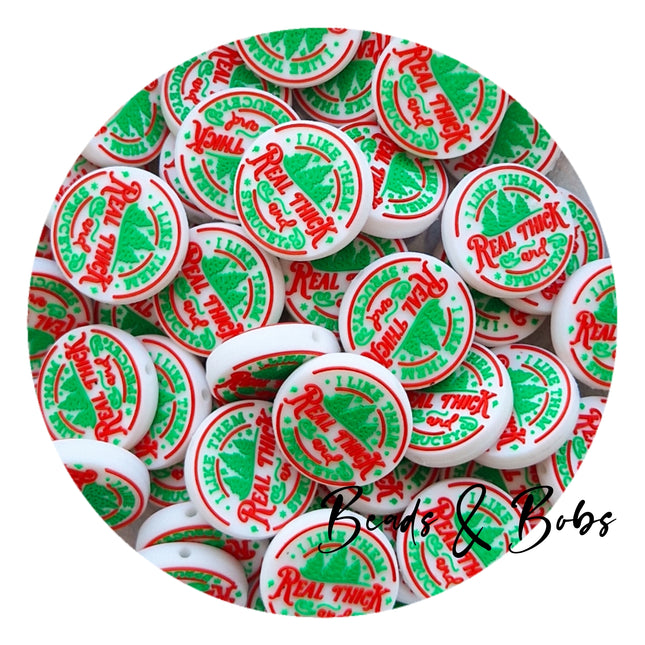 Silicone Christmas Thick & Sprucey Beads