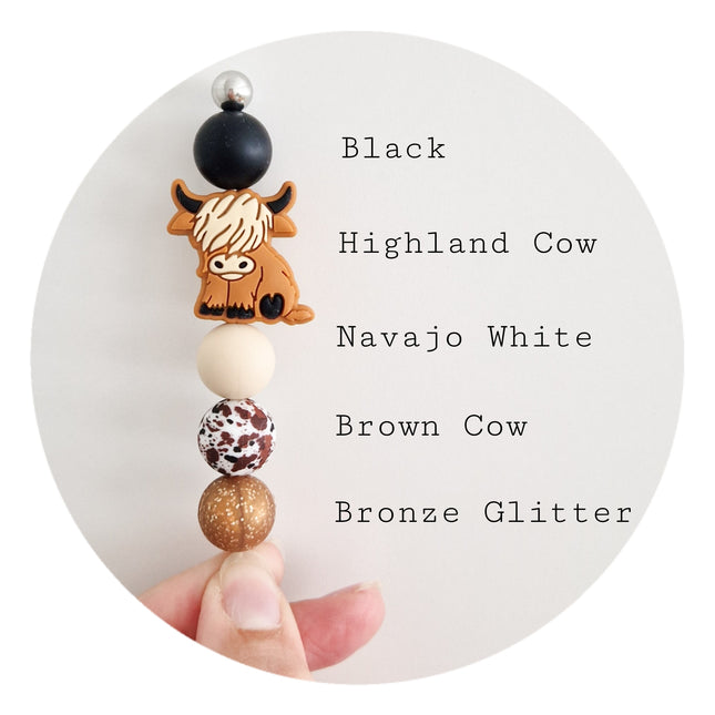 34 Bead Bulk Mix - Highland Cow