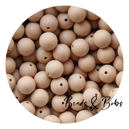 15mm Plain Colour Round Silicone Beads New Colours - 2 Colours