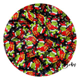 Silicone Christmas Green Guy Collection Beads - 2 Styles