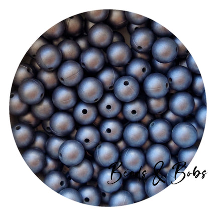 12mm Plain Colour Round Silicone Beads - 57 Colours