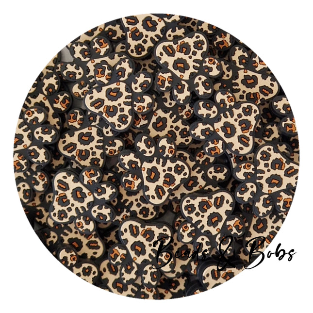 Silicone Leopard Paw Beads