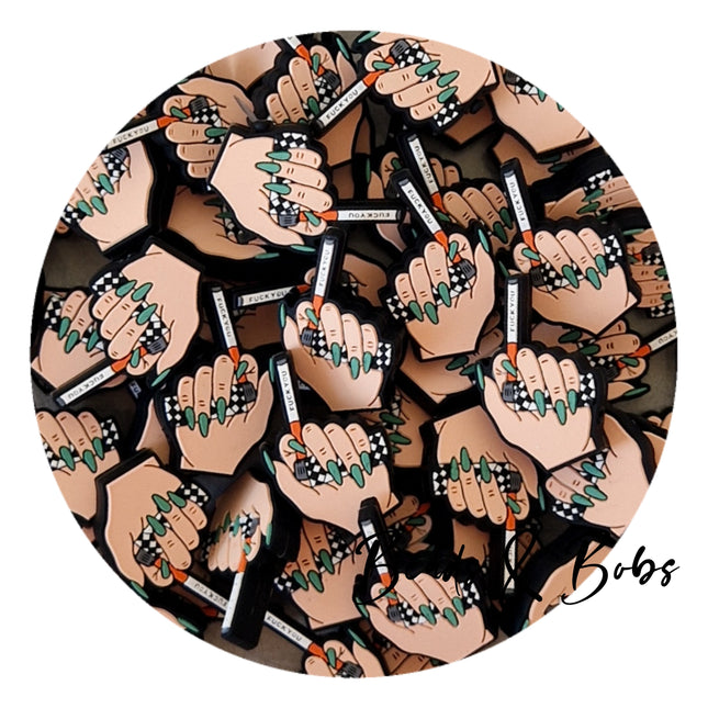 Silicone Rude Cigarette Beads