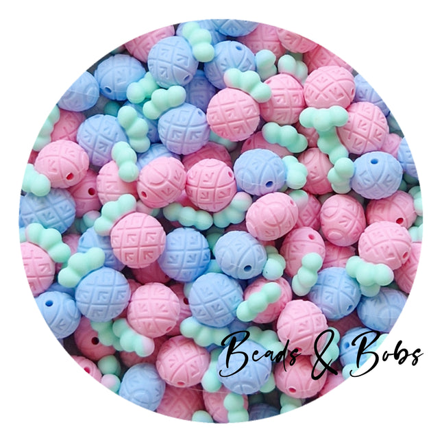 Silicone Pastel Pineapple - 2 Colours