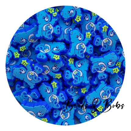 Silicone/PVC Care Bear Beads - 6 Colours