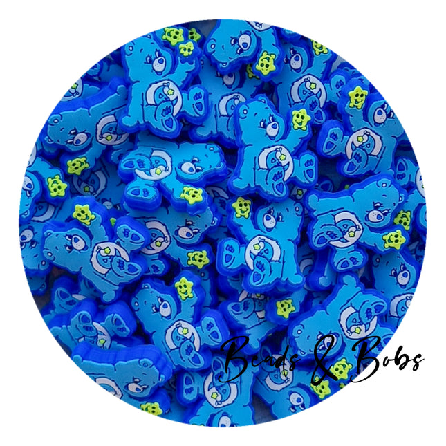 Silicone/PVC Care Bear Beads - 6 Colours