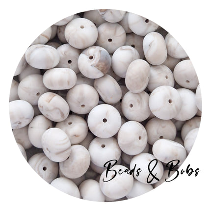 23mm Abacus Silicone Beads - 8 Colours