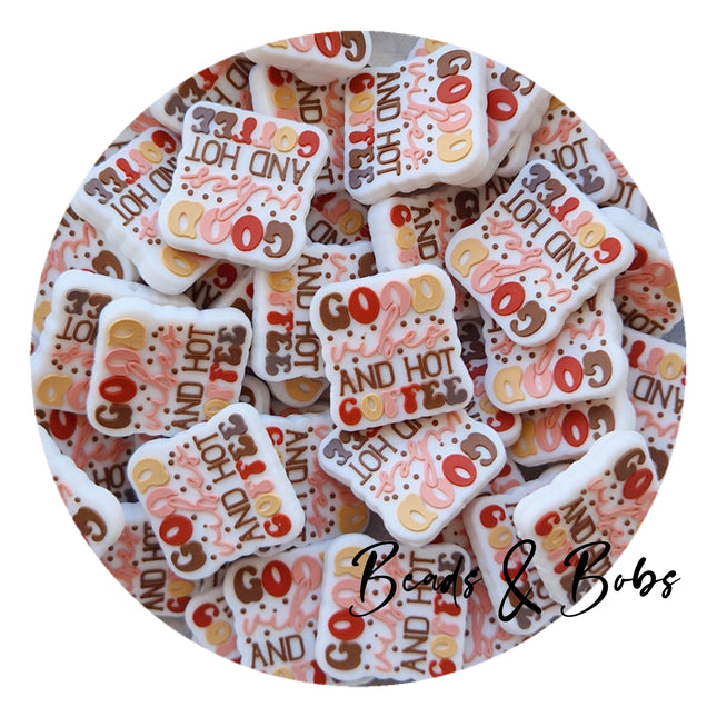 Silicone Good Vibes Hot Coffee Beads