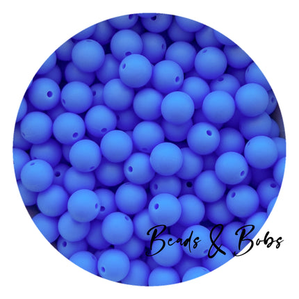 12mm Plain Colour Round Silicone Beads - 57 Colours