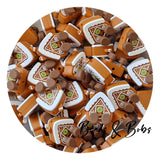 3D Silicone Christmas House Beads - 2 Colours