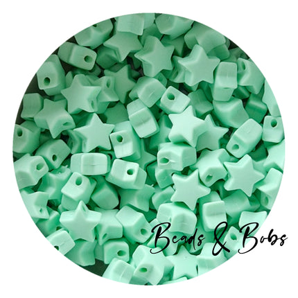 Silicone Mini Star Beads - 17 Colours