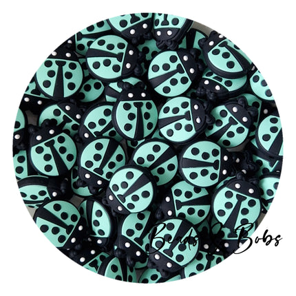 Silicone Ladybird Beads - 5 Colours