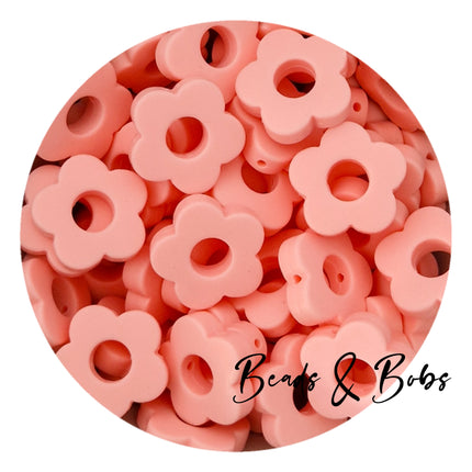 Silicone Flower Beads - 7 Colours