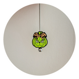 Silicone Green Guy Pumpkin Beads