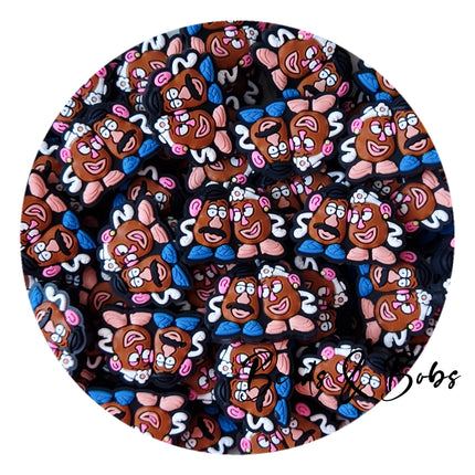 Silicone Mr & Mrs Spud Beads