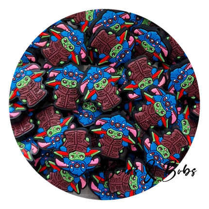 Silicone/PVC Blue Guy Beads - 18 Styles
