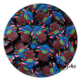 Silicone Blue Guy Beads - 18 Styles