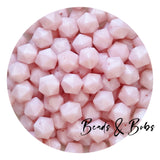 17mm Icosahedron Silicone Beads - 5 Colours