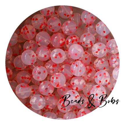12mm Round Printed Silicone Beads - 4 Colours
