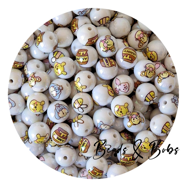 15mm Acrylic Beads - 2 Colours