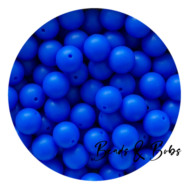 15mm Plain Colour Round Silicone Beads New Colours - 2 Colours
