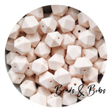 14mm Plain Colour Hexagon Beads - 48 Colours