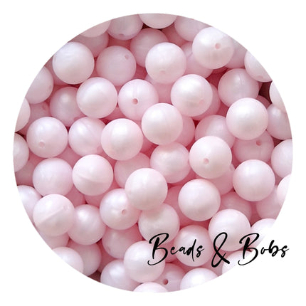 15mm Pearl & Metallic Colour Round Silicone Beads - 8 Colours