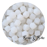 17mm Plain Colour Hexagon Silicone Beads - 13 Colours