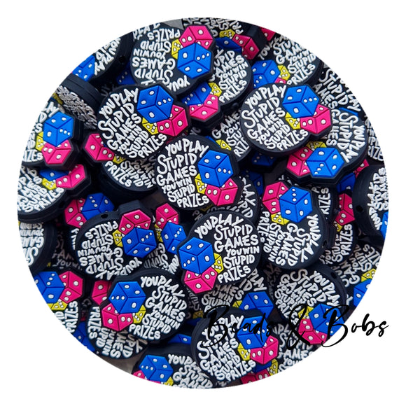 Silicone Play Stupid Games Beads