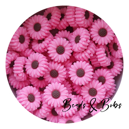 Silicone Little Daisy Beads - 10 Colours