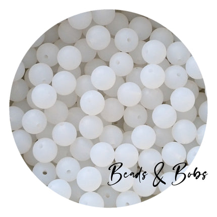 12mm Plain Colour Round Silicone Beads - 57 Colours